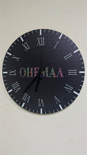 Load image into Gallery viewer, Personalised Kenteprint Large 15" Round Silent Wall Clock