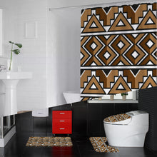 Load image into Gallery viewer, 3PCS Beige Aztec Floor Mat Set