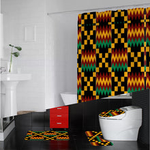 Load image into Gallery viewer, 3PCS Kente Grid Floor Mat Set