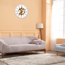 Load image into Gallery viewer, Adinkra Ghana Symbol African Large 15" Round Silent Wall Clock