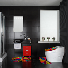 Load image into Gallery viewer, Multipattern African Print Shower Curtain