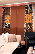 Load image into Gallery viewer, Boho African Print Window Curtain