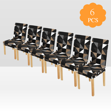 Load image into Gallery viewer, Black & White Affair African Chair cover