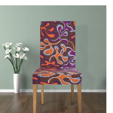 Load image into Gallery viewer, Purple Shine African Chair cover