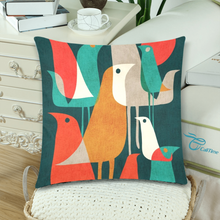 Load image into Gallery viewer, Birdie Tribal Pillow Cushion Cover