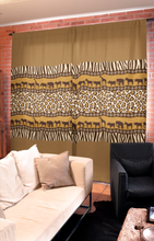 Load image into Gallery viewer, African Safari Window Curtain
