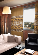 Load image into Gallery viewer, African Safari Window Curtain
