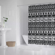 Load image into Gallery viewer, Aztec African Print Shower Curtain