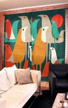 Load image into Gallery viewer, African Birdie Window Curtain