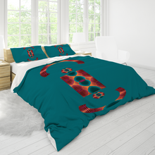Load image into Gallery viewer, Deep Minimalist Africanprint 3PCs bedding set Quilt/Duvet cover