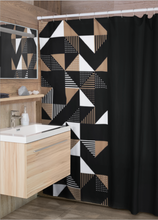 Charger l'image dans la galerie, Black & White Shower Curtain
