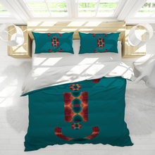Load image into Gallery viewer, Deep Minimalist Africanprint 3PCs bedding set Quilt/Duvet cover