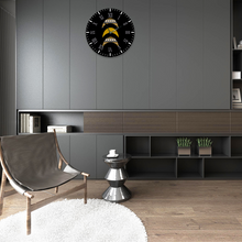 Load image into Gallery viewer, African Minimalist Aztec Large 15" Round Silent Wall Clock