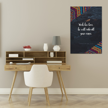 Load image into Gallery viewer, Christian Inspirational Calm Wall Art Canvas Print - FRAMED