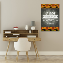 Load image into Gallery viewer, I am With you Christian Wall Art Canvas Print - FRAMED