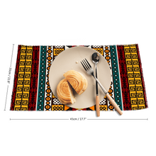 Load image into Gallery viewer, Bohemian Multiprint Afroprint Placemat