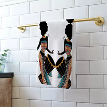 Load image into Gallery viewer, African Woman Drum Towel