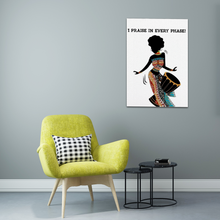 Load image into Gallery viewer, Praise Christian Wall Art Canvas Print - FRAMED