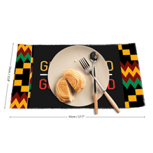 Charger l'image dans la galerie, Afri Kente Grid Good Food Placemat