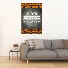 Load image into Gallery viewer, I am With you Christian Wall Art Canvas Print - FRAMED