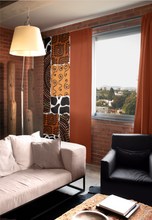 Load image into Gallery viewer, Boho African Print Window Curtain