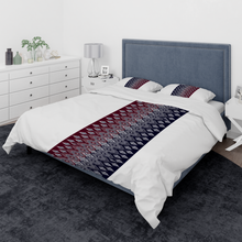 Load image into Gallery viewer, Deep Shackii Africanprint 3PCs bedding set Quilt/Duvet cover