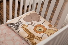 Load image into Gallery viewer, Safari Personalized Baby/Toddler Throw/ blanket
