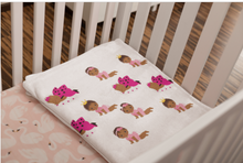 Load image into Gallery viewer, Melanin Baby girl Pink Baby/Toddler Throw/ blanket
