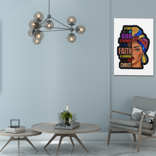 Load image into Gallery viewer, African Christian Woman Wall Art Print
