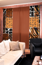 Load image into Gallery viewer, Boho African Print Window Curtain
