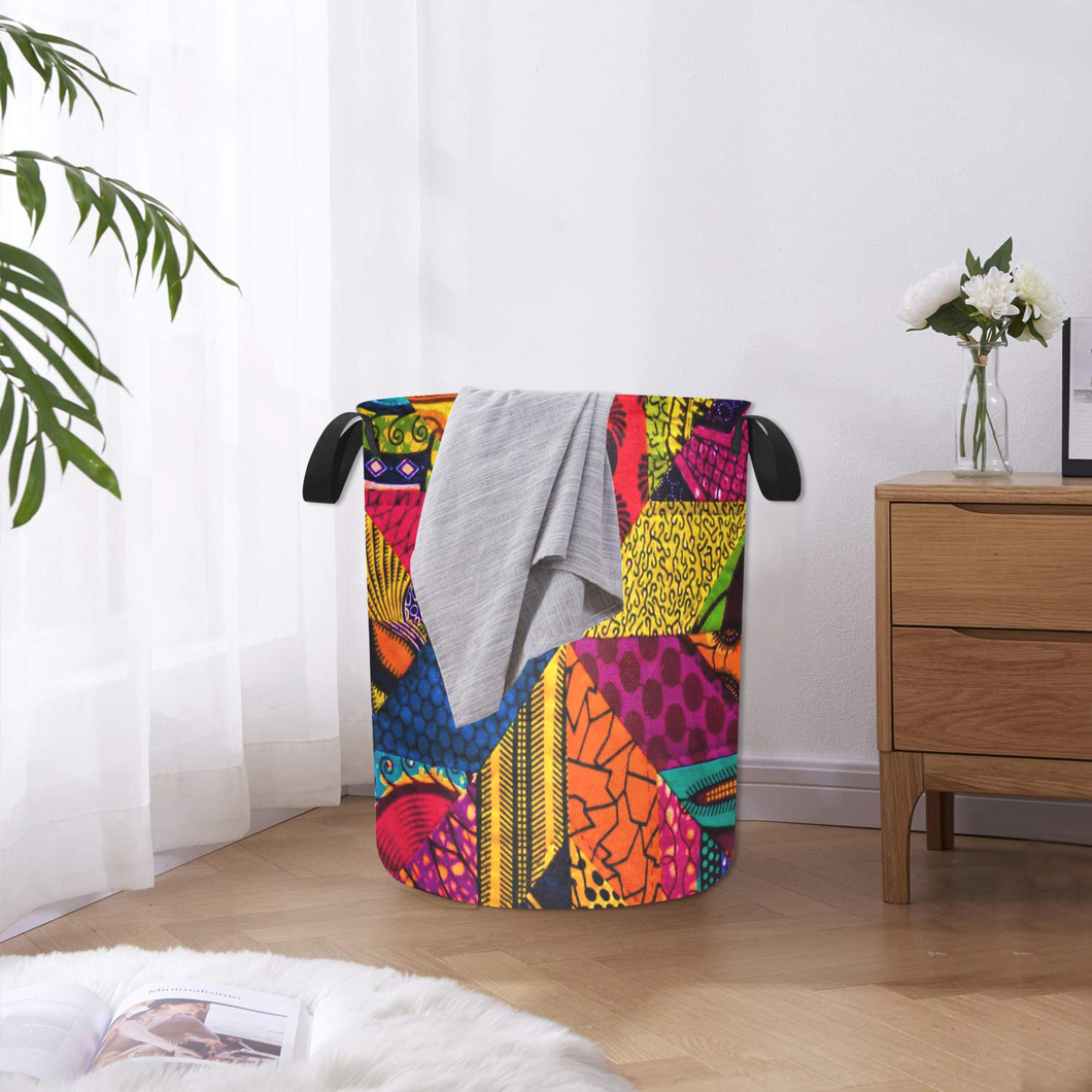 Multipattern African Print Dirty Clothes Storage