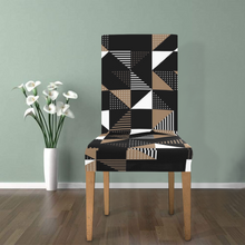 Load image into Gallery viewer, Black &amp; White Affair African Chair cover
