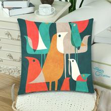 Load image into Gallery viewer, Birdie Tribal Pillow Cushion Cover
