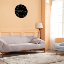 Load image into Gallery viewer, Personalised Kenteprint Large 15&quot; Round Silent Wall Clock
