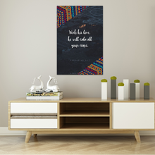 Load image into Gallery viewer, Christian Inspirational Calm Wall Art Canvas Print - FRAMED
