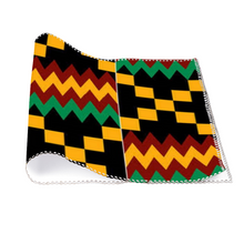 Load image into Gallery viewer, Kente Grid Multicolor Afroprint Placemat
