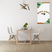 Load image into Gallery viewer, Good vibes Inspirational Time to Africanprint Wall Art
