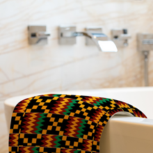 Load image into Gallery viewer, Kente grid Bath/Beach Towel
